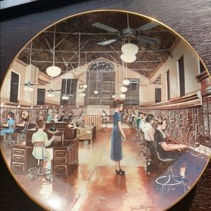 “The Night of the Cutover” collector plate #3317